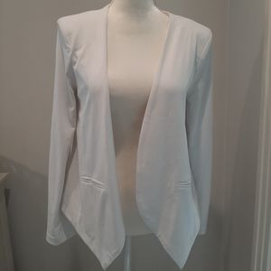 NWT Bisuo Bisuo White Blazer Sz M